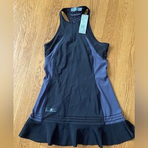 Adidas Stella McCartney Racerback black/grey sports dress size M